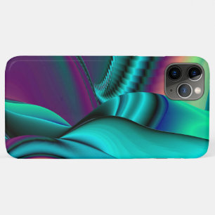 Futuristic Abstract 3D Metallic Rainbow Art Case-Mate iPhone Case
