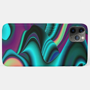 Futuristic Abstract 3D Metallic Rainbow Art Case-Mate iPhone Case