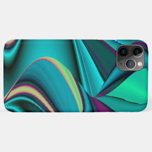 Futuristic Abstract 3D Metallic Rainbow Art Case-Mate iPhone Case