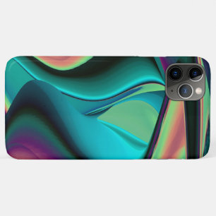 Futuristic Abstract 3D Metallic Rainbow Art Case-Mate iPhone Case
