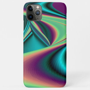 Futuristic Abstract 3D Metallic Rainbow Art Case-Mate iPhone Case