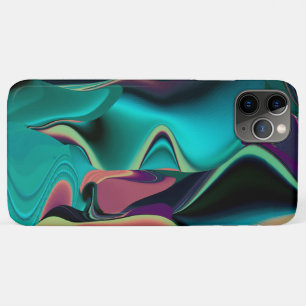 Futuristic Abstract 3D Metallic Rainbow Art Case-Mate iPhone Case