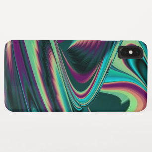Futuristic Abstract 3D Metallic Rainbow Art Case-Mate iPhone Case