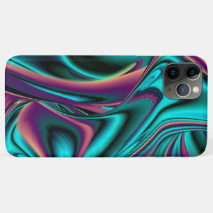Futuristic Abstract 3D Metallic Rainbow Art Case-Mate iPhone Case