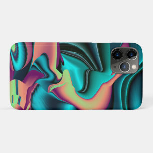 Futuristic Abstract 3D Metallic Rainbow Art Case-Mate iPhone Case