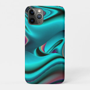 Futuristic Abstract 3D Metallic Rainbow Art Case-Mate iPhone Case