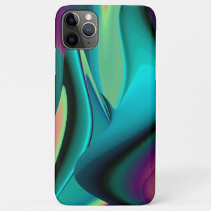 Futuristic Abstract 3D Metallic Rainbow Art Case-Mate iPhone Case