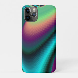 Futuristic Abstract 3D Metallic Rainbow Art Case-Mate iPhone Case