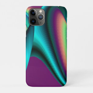 Futuristic Abstract 3D Metallic Rainbow Art Case-Mate iPhone Case