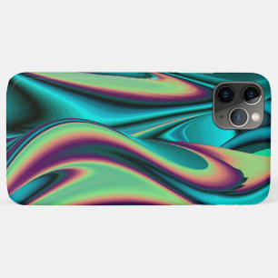 Futuristic Abstract 3D Metallic Rainbow Art Case-Mate iPhone Case