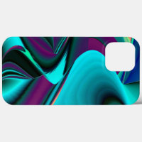 Futuristic Abstract 3D Metallic Rainbow Art