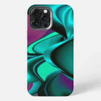 Futuristic Abstract 3D Metallic Rainbow Art