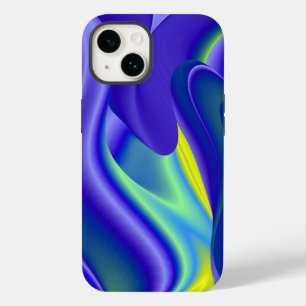 Futuristic, abstract 3D Rainbowart Case-Mate iPhone 14 Case