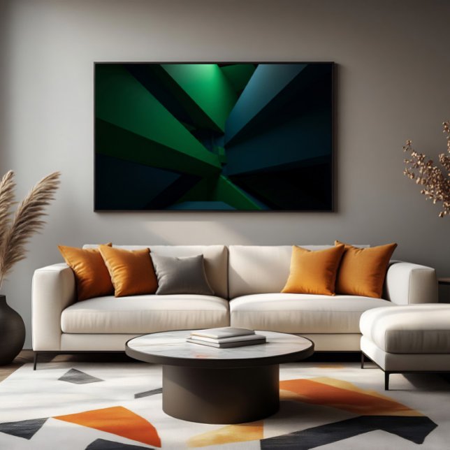 Futuristic Abstract Geometric Poster (Creator Uploaded)