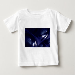 Futuristic Abstract Rippling Fantasy Abstract Baby T-Shirt