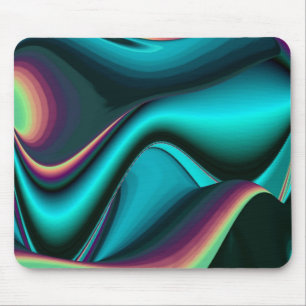 futuristic, Abstrakt Regenbogen Mouse Pad