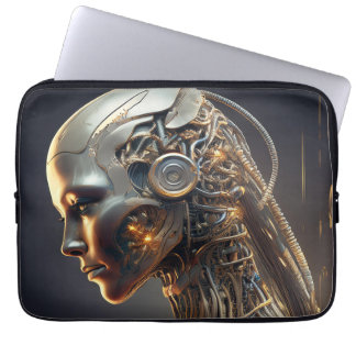 Futuristic AI-Designed Laptop Bag