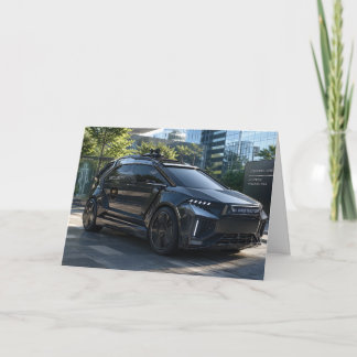 Futuristic AI Security Vehicle  Card