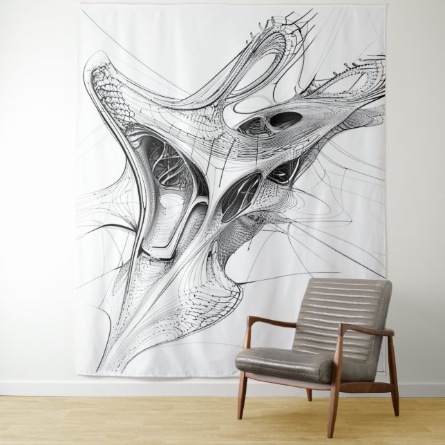 Futuristic Architectural Rendering: Wavvy Tapestry (In Situ)