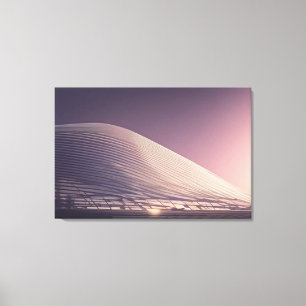 Futuristic Architecture Canvas Print