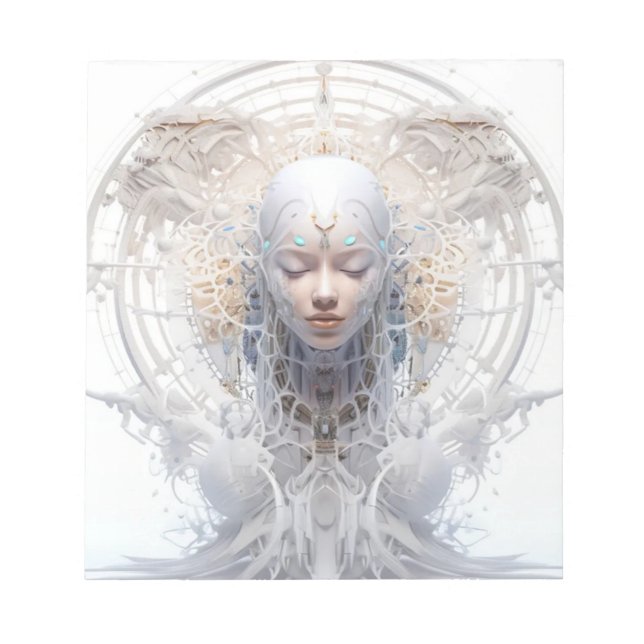 Futuristic Art note pad  (Front)