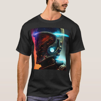 Futuristic Astronaut 4K T-Shirt