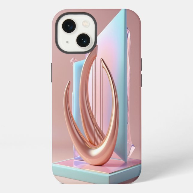 Futuristic award iPhone case (Back)