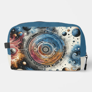 Futuristic Batik Cosmic Art – Space Design Dopp Kit