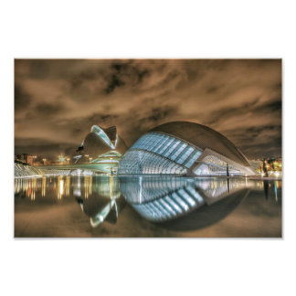 Futuristic buildings in Valencia, Spain Photo Print