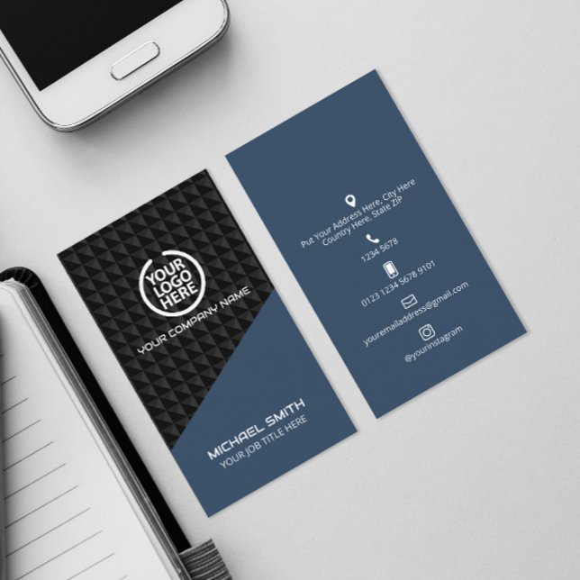 Futuristic Business Card Social Media Icons (Creator Uploaded)
