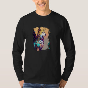 Futuristic Canine Retriever Long Sleeve T-Shirt