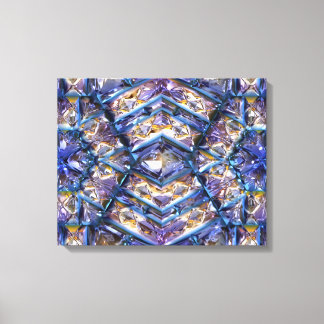 Futuristic Chrystal X7-12 Wrapped Canvas