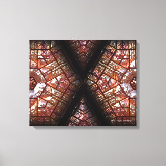 Futuristic Chrystal X7-1 Wrapped Canvas
