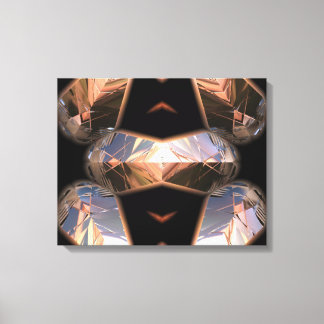 Futuristic Chrystal X7-2 Wrapped Canvas