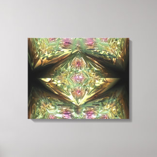 Futuristic Chrystal X7-3 Wrapped Canvas