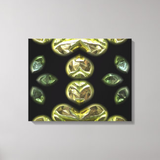 Futuristic Chrystal X7-4 Wrapped Canvas