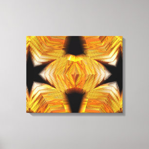 Futuristic Chrystal X7-5 Wrapped Canvas