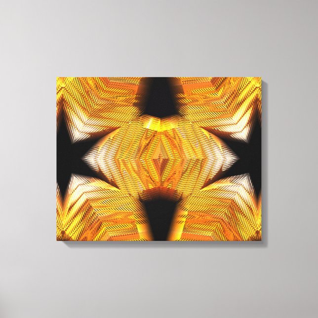 Futuristic Chrystal X7-5 Wrapped Canvas (Front)
