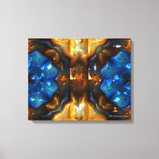 Futuristic Chrystal X8-1 Wrapped Canvas