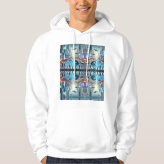 Futuristic City Basic Hooded Sweatshirt
