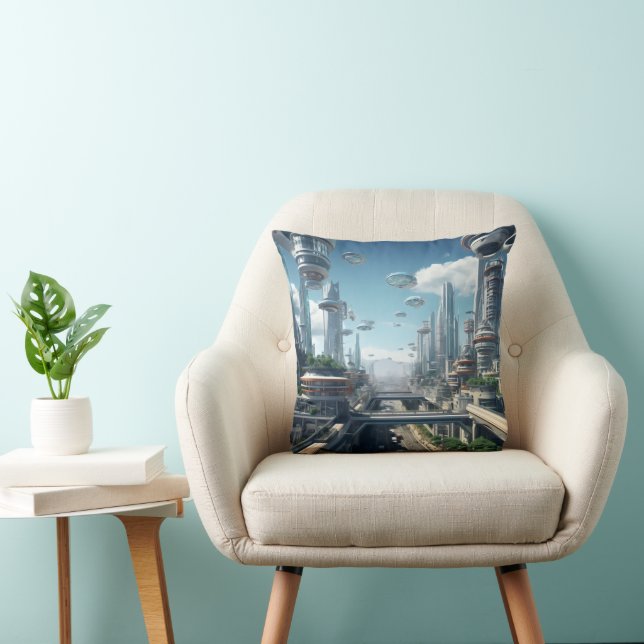 Futuristic City Cushion (Chair)