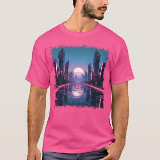 futuristic city girl T-Shirt