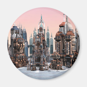 Futuristic City Magnet