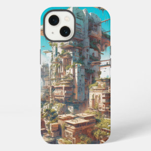 Futuristic City Science Fiction Art iPhone 13 Case