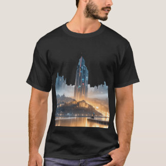 Futuristic Cityscape T-Shirt