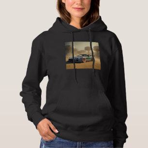 Futuristic Classic Sports Car Race Racing Alien Pl Hoodie