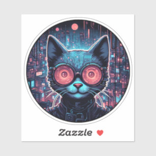Futuristic Cyber Cat