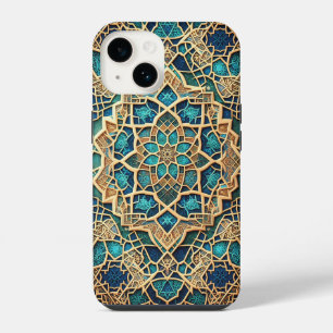 Futuristic Cyber Grid Phone Case - 3D Glowing Cube