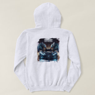 Futuristic Cyber Wing Supercar Art Hoodie