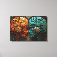 Futuristic Cyberpunk Artificial Intelligence Art